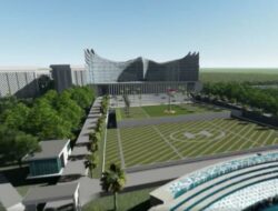 Pradesain istana negara di Ibu Kota Negara (IKN) baru. Instagram@jokowi
