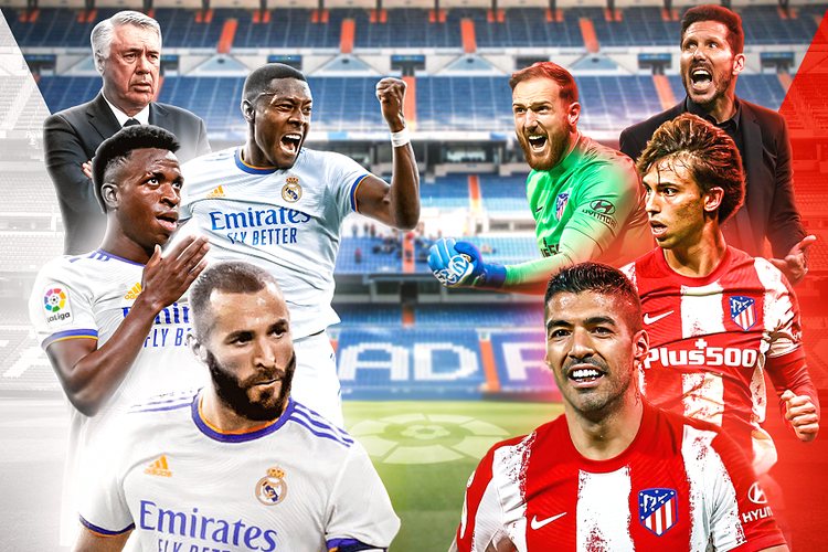 Poster derbi Madrid musim 2021-2022.(DOK. LALIGA)
