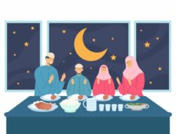 iftar Ilustrasi berbuka puasa. (Image by Freepik)