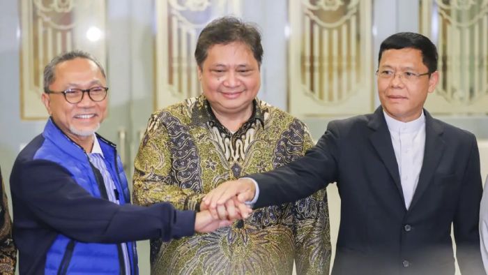 Pertemuan Ketua Umum Koalisi Indonesia Bersatu (KIB), di Restoran Bunga Rampai, Jakarta Pusat, Rabu, 30 November 2022. (Istimewa)