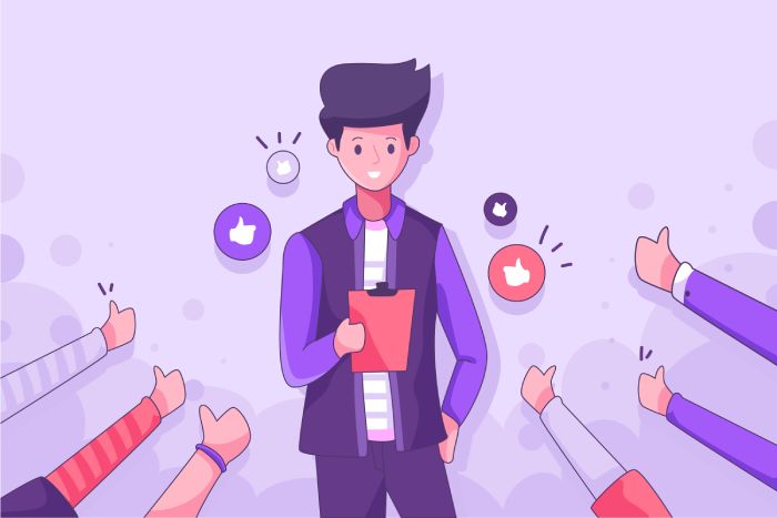 Ilustrasi percaya diri. (Image by Freepik)