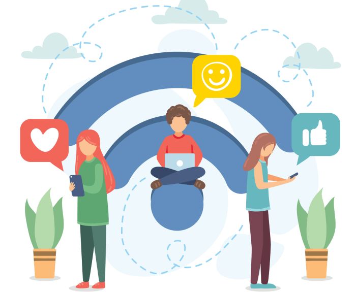 Ilustrasi Kemudahan Hidup menggunakan Internet. (Freepik)