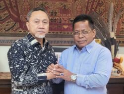 Ketua Umum DPP PAN, Dr H Zulkifli Hasan SE MM dan H Aminullah Usman, SE Ak MM